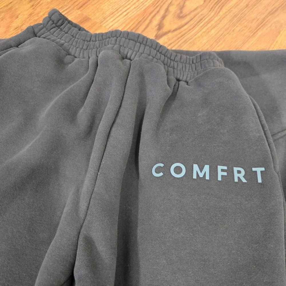 Comfrt Tranquil Sweatsuit pants Hoodie Kids Size L Jogger Set Signature Charcoal